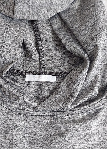 Kadın gri spor giyim. ikili takım - Görsel 2