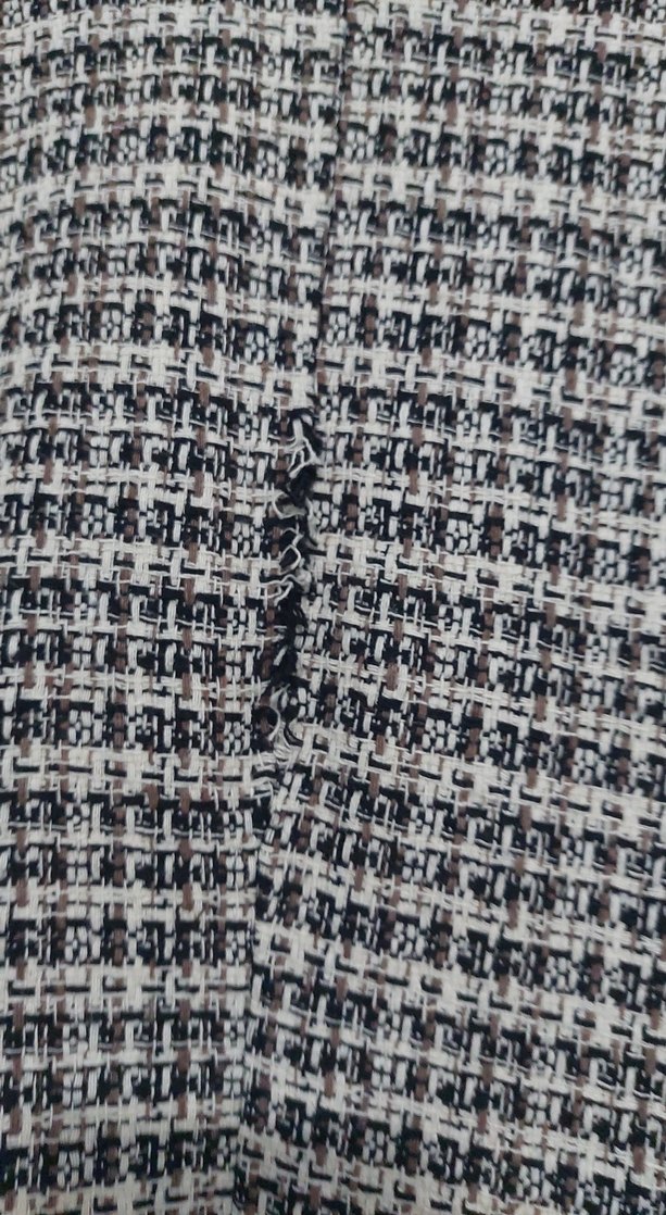 Çift Düğmeli Ekose Kaban - Görsel 3