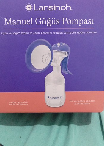 Lansinoh Manuel Göğüs Pompası Mor