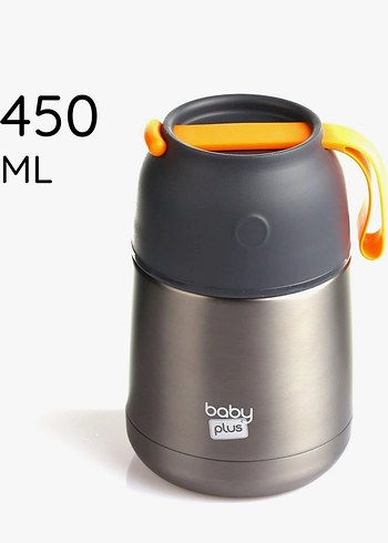 Gri Baby Plus Çocuk Termosu - Görsel 2