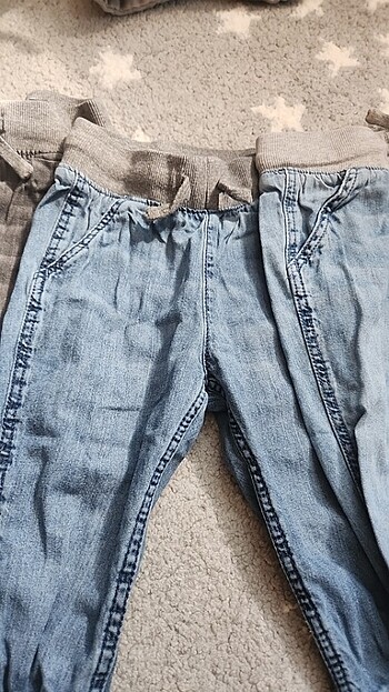 12-18 Ay Beden 3Adet H&M bebek kot pantalon