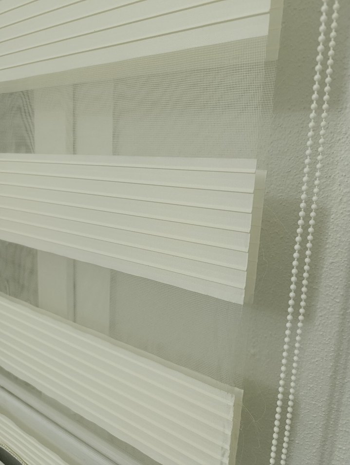 krem çizgili Stor perde - Görsel 3