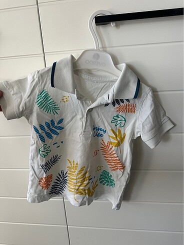 18-24 Ay Beden Yakalı tshirt