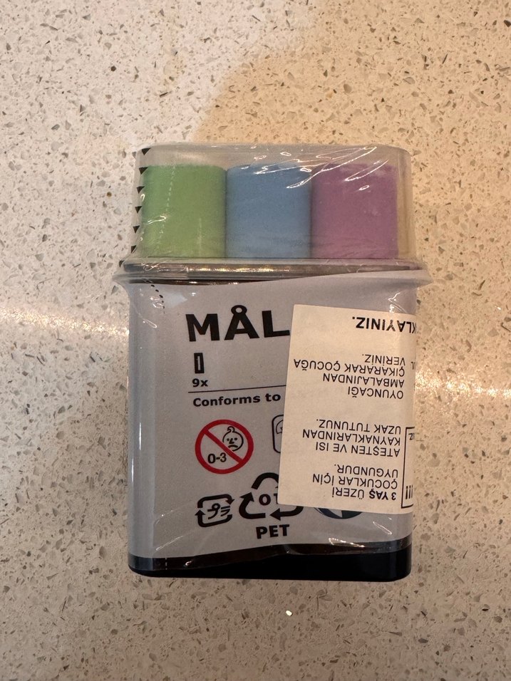 IKEA Marka Beyaz Çocuk Yazı Tahtası ve Raf - Görsel 3