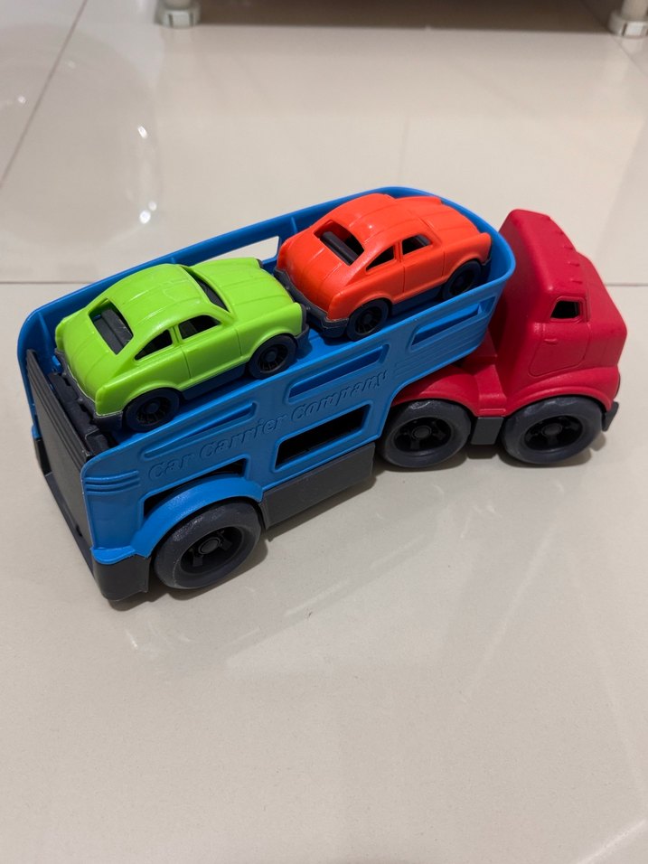 Renkli Oyuncak Kamyon ve Arabalar Seti - Görsel 4