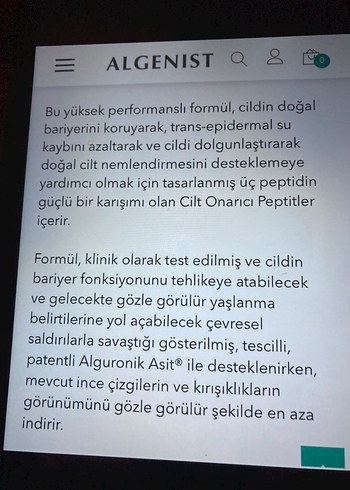 Algenist Alg Peptit Yenileyici Nemlendirici - Görsel 5