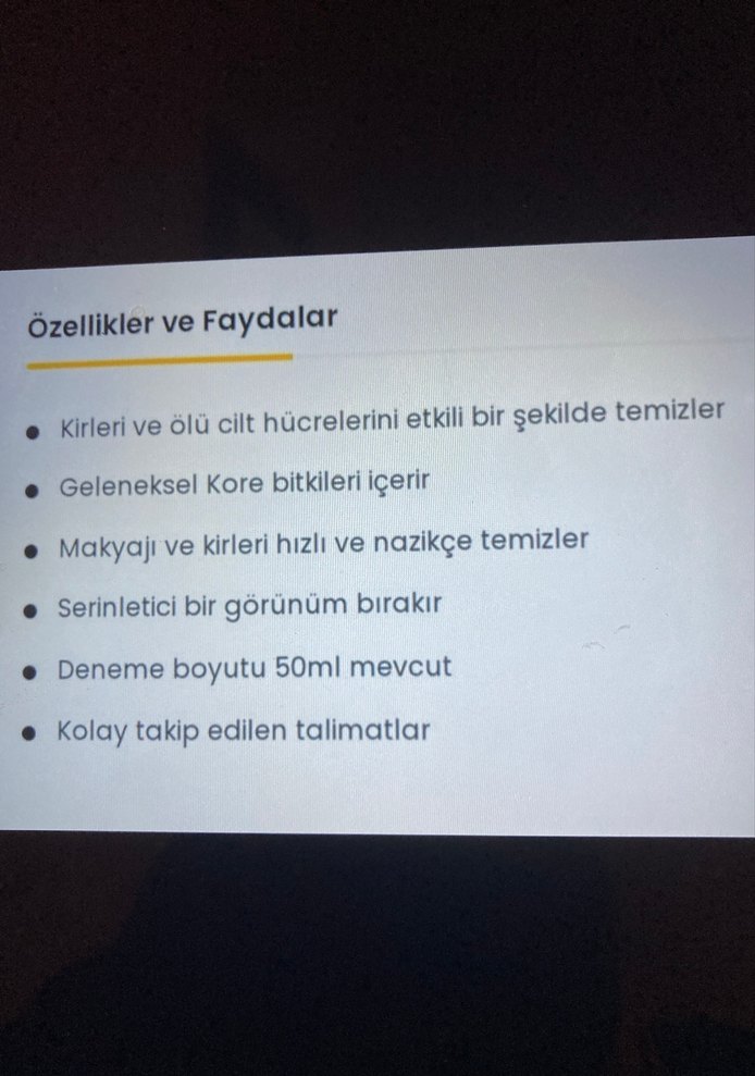 Sulwhasoo nazik temizleme yağı - Görsel 4