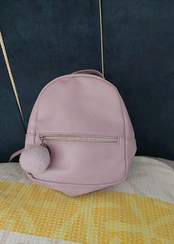 Pembe Minimalist Kadın Sırt Çantası