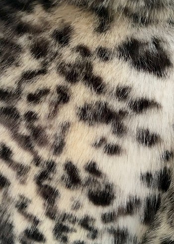 s Beden çeşitli Renk Zara Leopar Desenli Suni Kürk