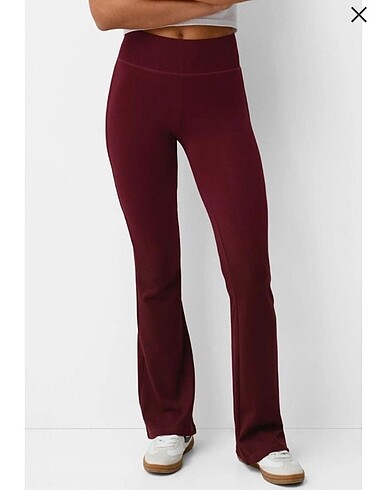 Bershka beli fitilli ispanyol paça pantolon