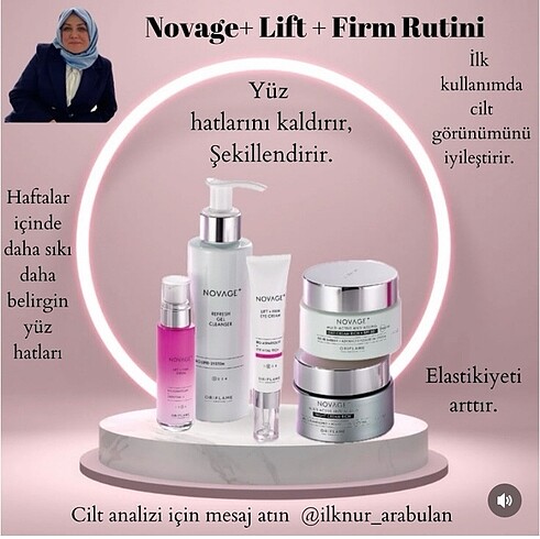 İlknur Arabulan Koçluğu ile Novage Lift Firm Rutini