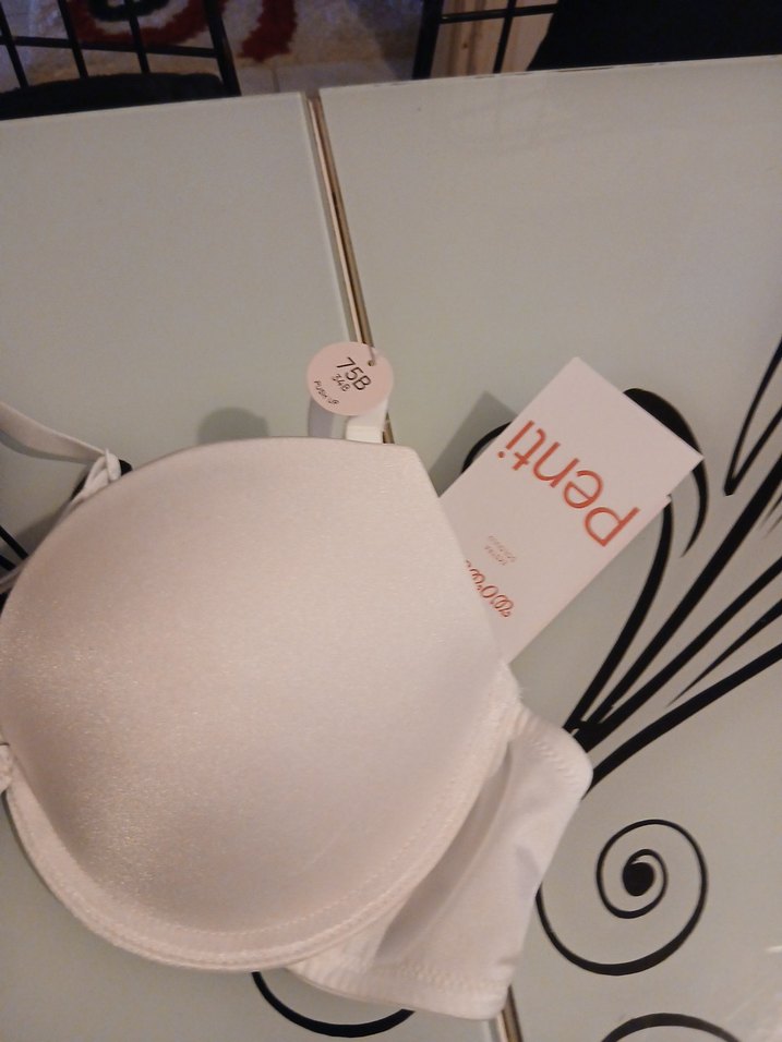 Beyaz Mini Parisian Tarzı Sütyen - Görsel 2