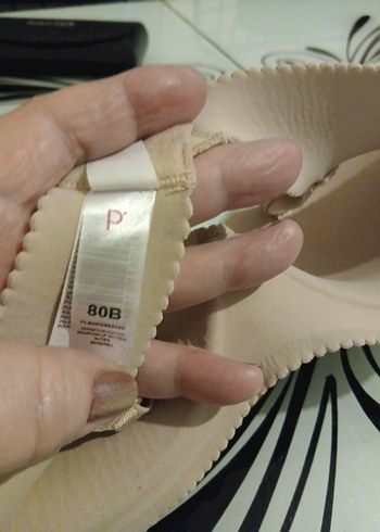 Bej Düz Midi Sütyen - Görsel 3