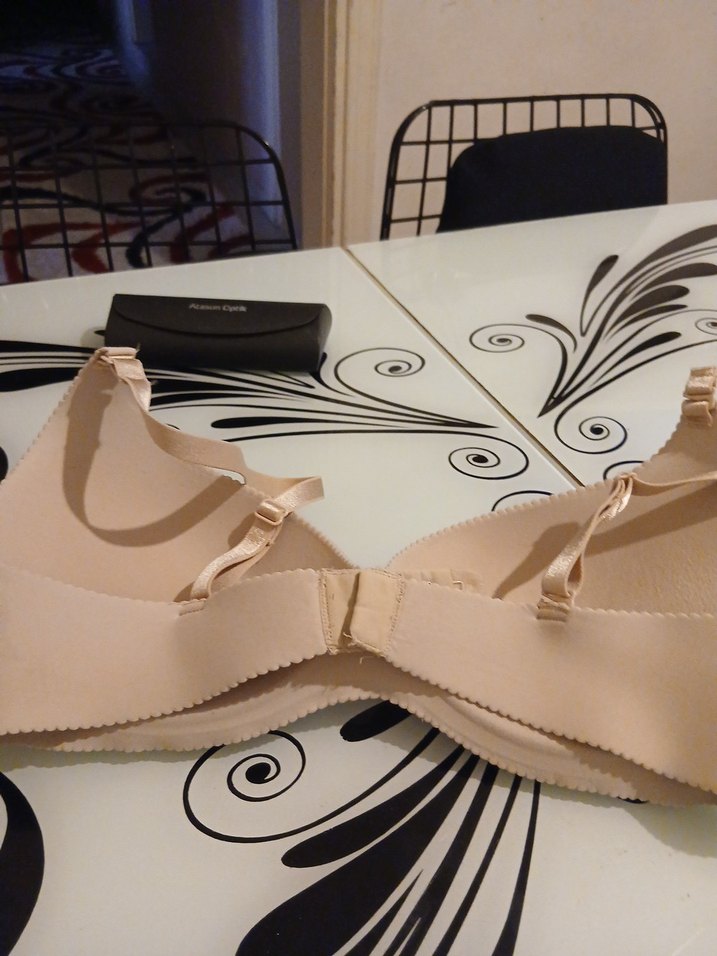 Bej Düz Midi Sütyen - Görsel 2