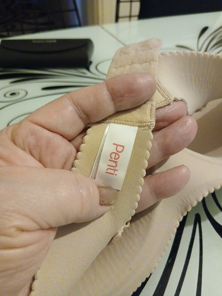 Bej Düz Midi Sütyen - Görsel 4