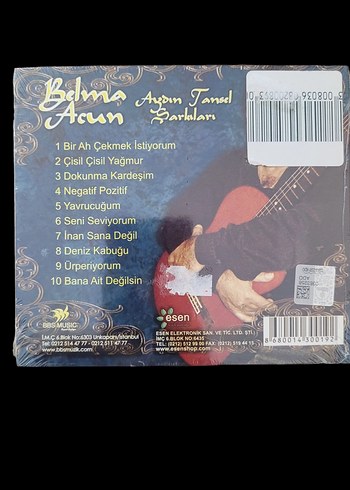 Belma Acun - Aydın Tansel Şarkıları CD - Görsel 2