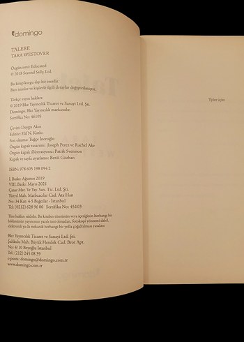 Talebe - Tara Westover - Görsel 3