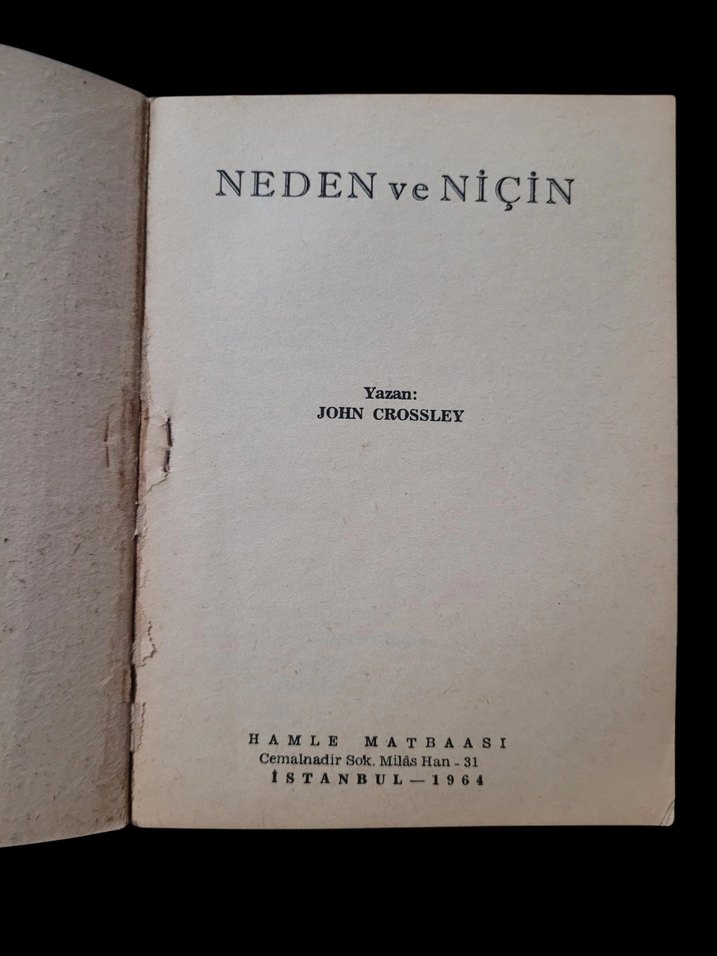 Neden ve Niçin - J. Crossley - Görsel 3