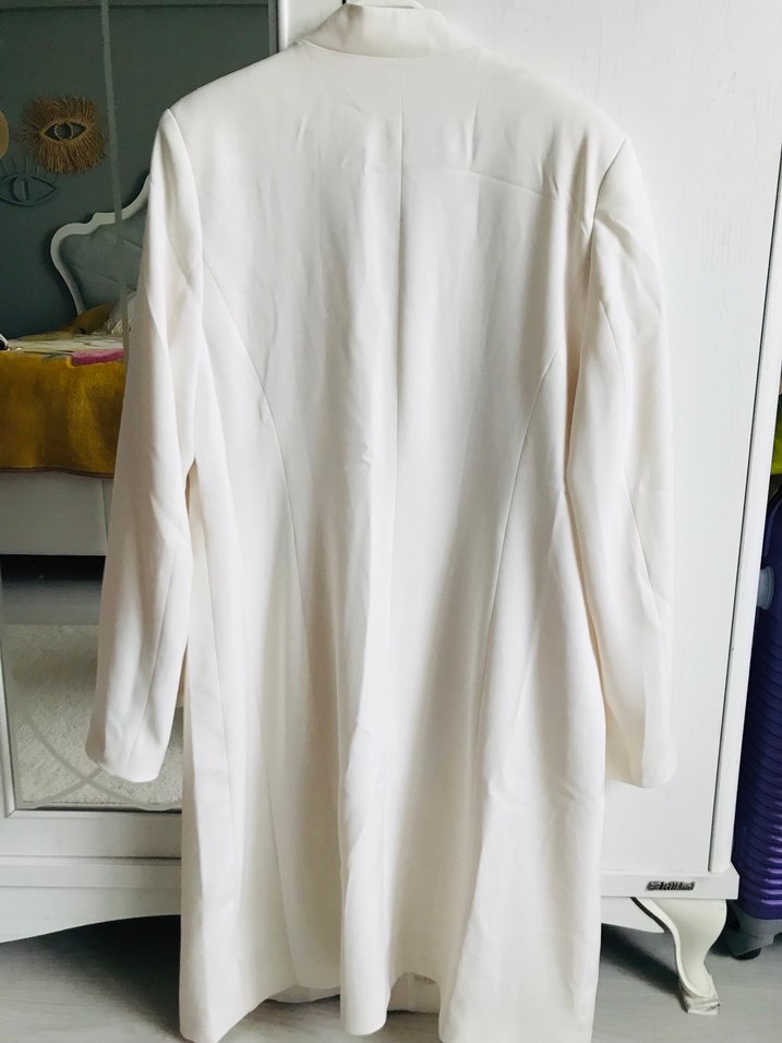 Uzun kadın ceket - Görsel 4