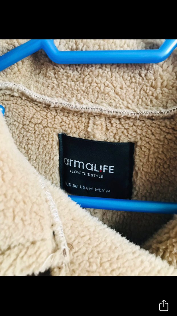 Kürk Detaylı Kahverengi Süet Kadın Ceket - Görsel 3