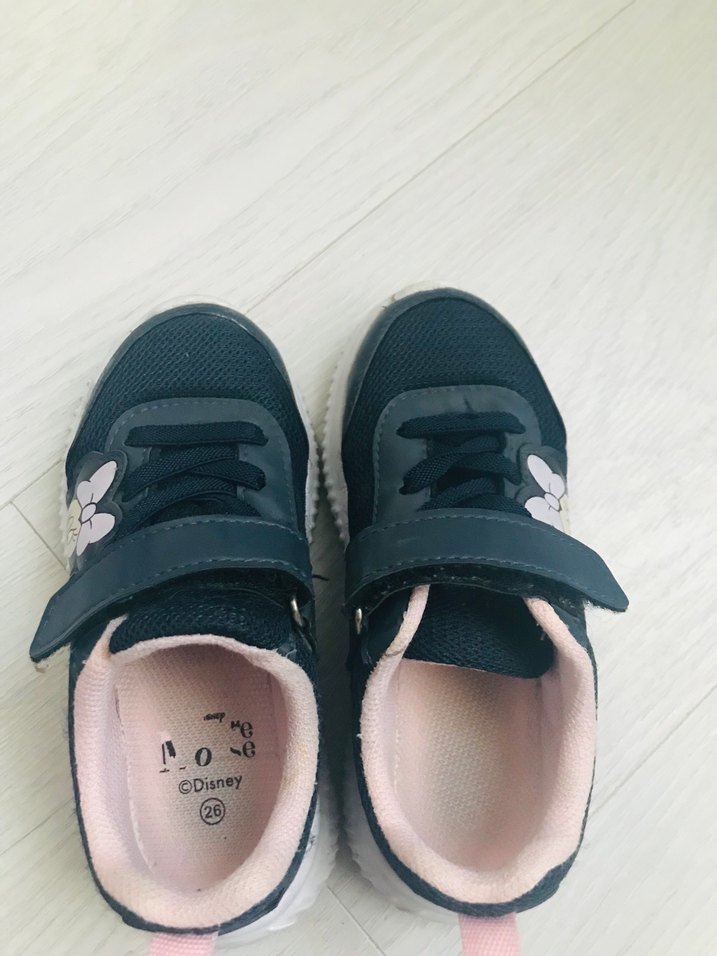 Kız Çocuk Lacivert Minnie Mouse Spor Ayakkabı - Görsel 2