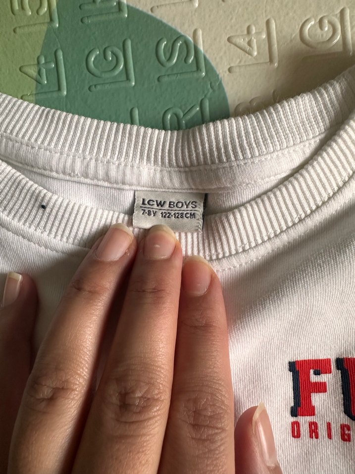 Beyaz Street Wear Sweatshirt - Görsel 2