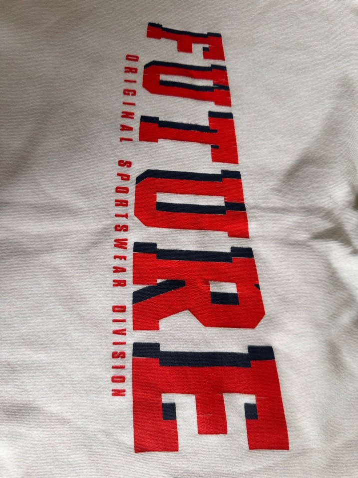 Beyaz Street Wear Sweatshirt - Görsel 4