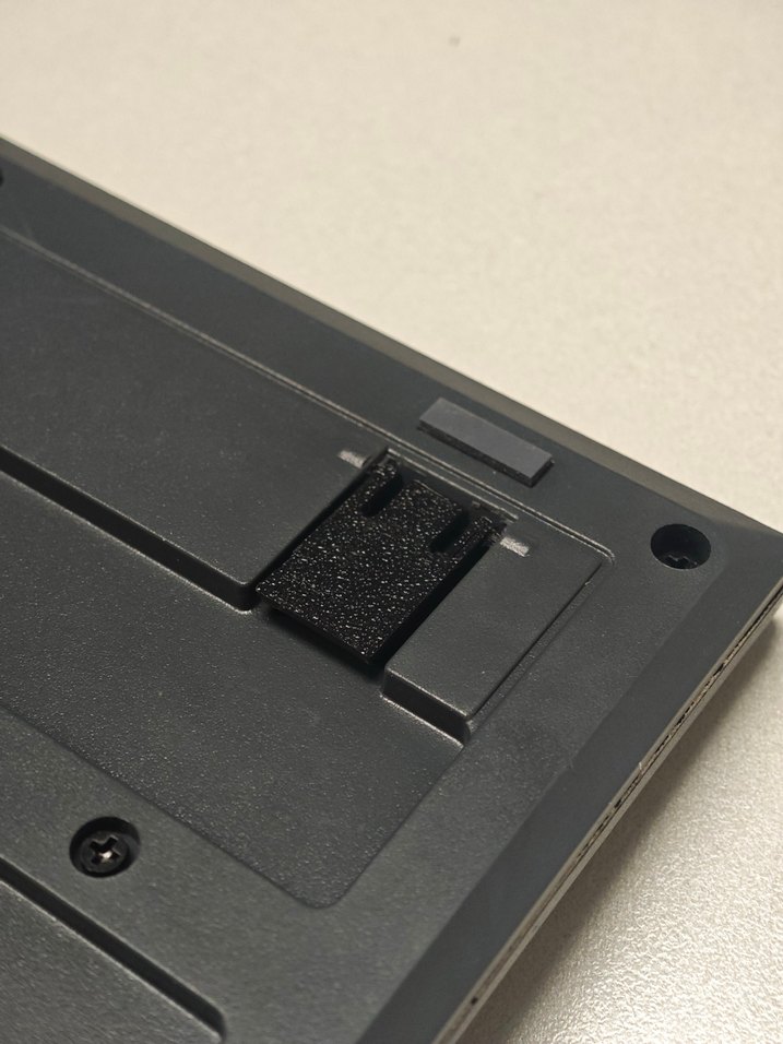 3d Baskı Logitech Klavye Alt ayak desteği parçası - Görsel 3