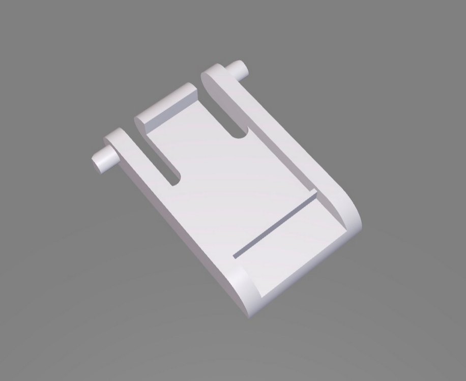 3d Baskı Logitech Klavye Alt ayak desteği parçası - Görsel 4