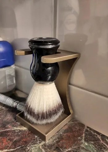 3d baskı Tıraş Köpüğü Fırçası Standı aparatı - Görsel 2