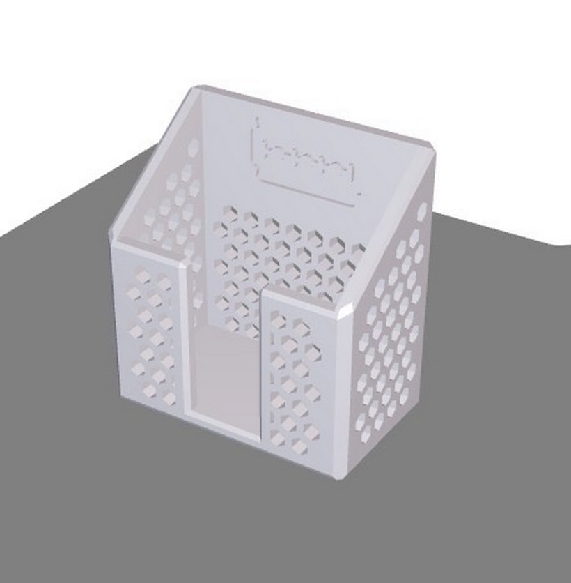 3d Tıraş Aleti Bıçak jilet koyma kutusu - Görsel 3