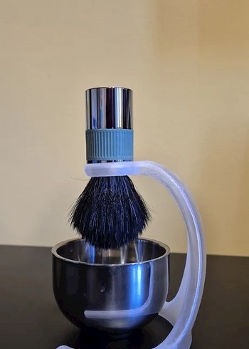 3d tıraş köpüğü sabun yapma fırçası tutma standı - Görsel 2