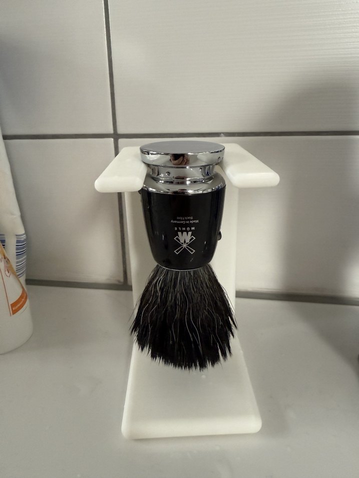 3d tıraş köpüğü sabun yapma fırçası tutma standı - Görsel 5