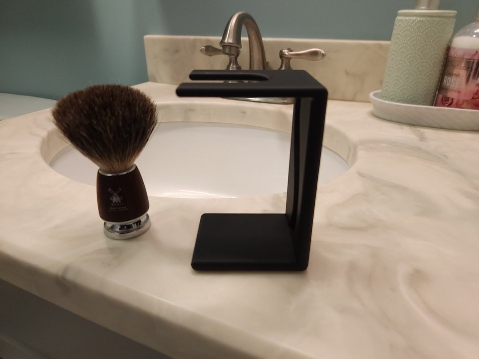 3d tıraş köpüğü sabun yapma fırçası tutma standı - Görsel 4