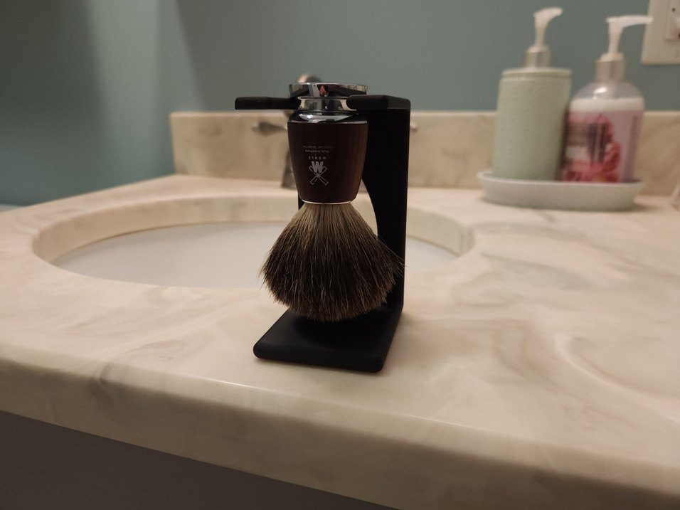 3d tıraş köpüğü sabun yapma fırçası tutma standı - Görsel 3