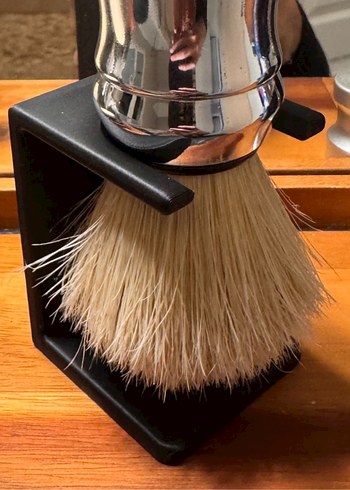 3d tıraş sabun köpük yapma fırçası standı - Görsel 3