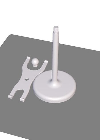 3d Tıraş Aleti ve köpük yapma fırçası tutucu stand aparatı - Görsel 4