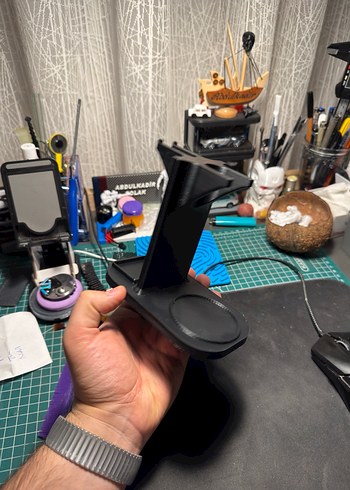 3d Tıraş Aleti bıçağı ve köpük fırçası koyma standı - Görsel 12