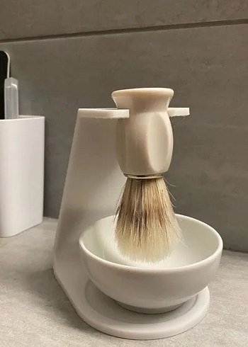 3d Tıraş Köpüğü sabun yapma fırçası tutucu stand aparatı - Görsel 3