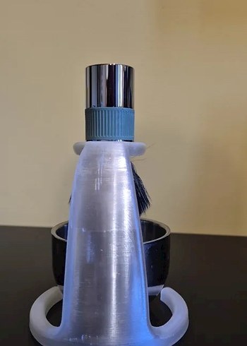 3d Tıraş Köpüğü yapma fırçası stand aparatı - Görsel 6