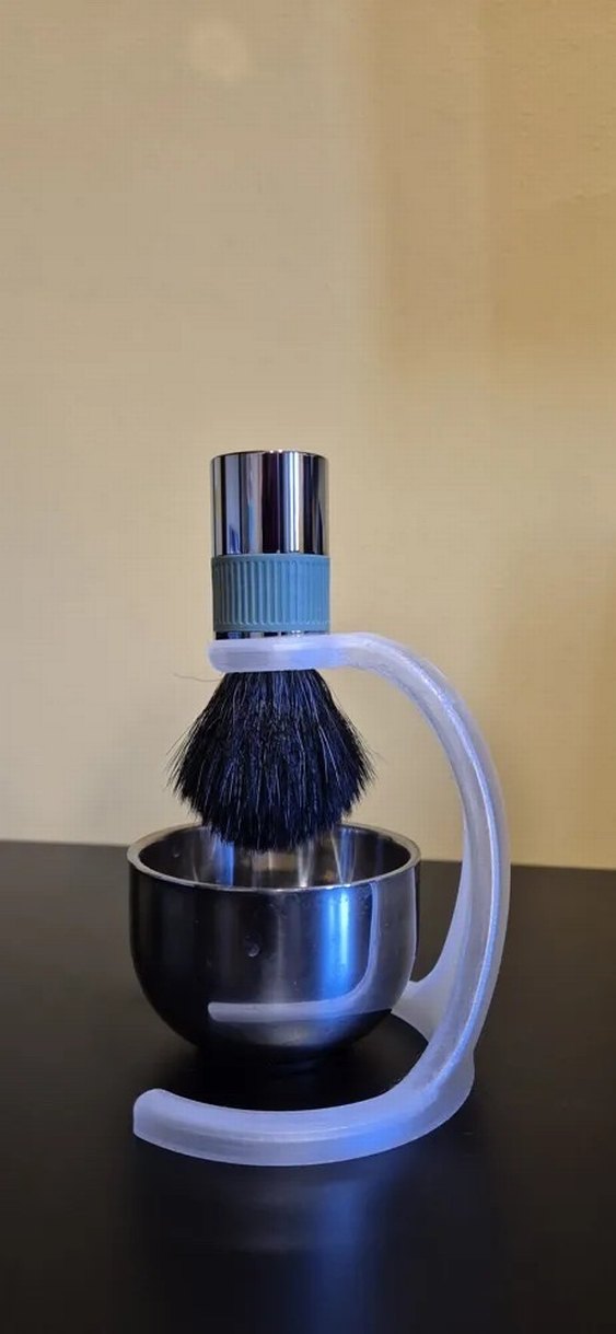 3d Tıraş Köpüğü yapma fırçası stand aparatı - Görsel 5