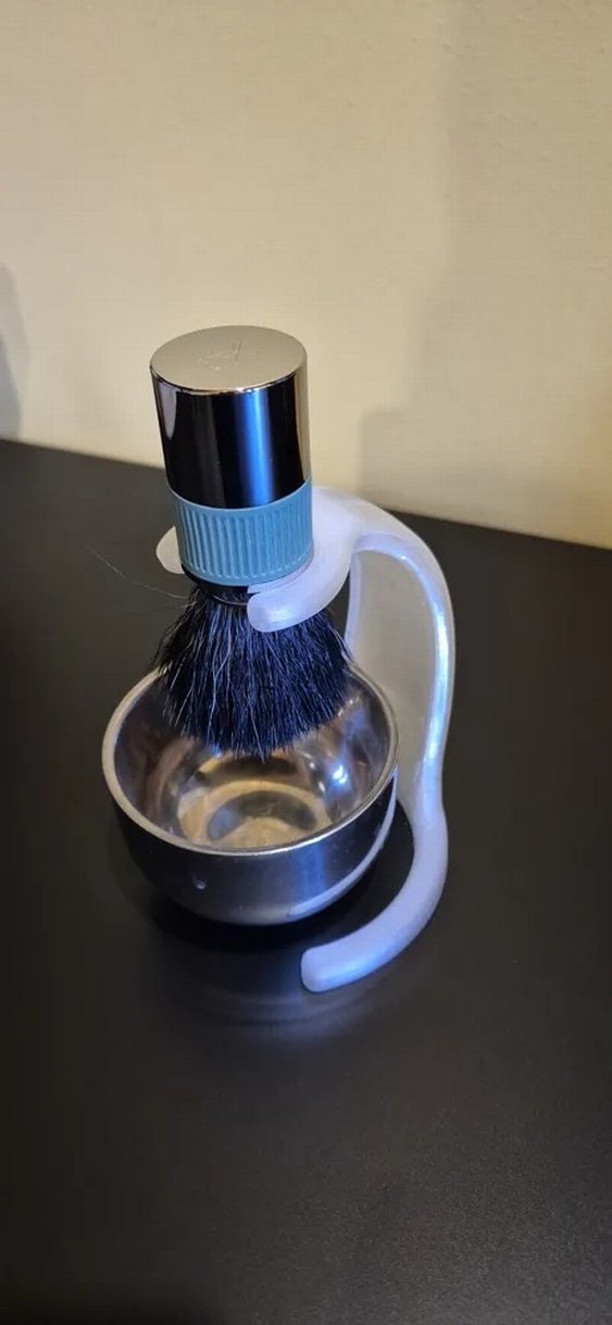 3d Tıraş Köpüğü yapma fırçası stand aparatı - Görsel 3