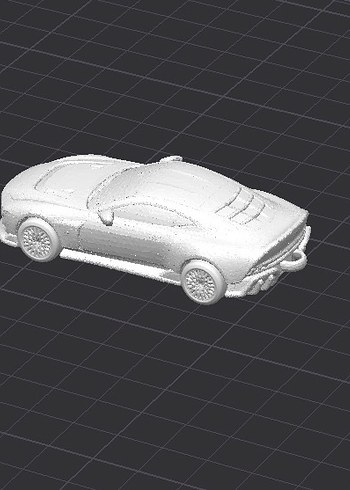 3d Baskı Aston Martin Valour model anahtarlık - Görsel 7