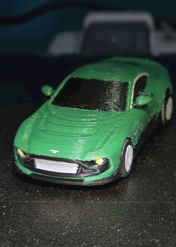 3d Baskı Aston Martin Valour model anahtarlık - Görsel 4