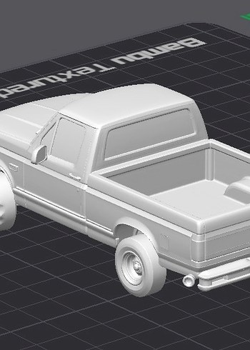 3d Baskı Ford 150 1994 model kamyonet Pickup Diecast - Görsel 4