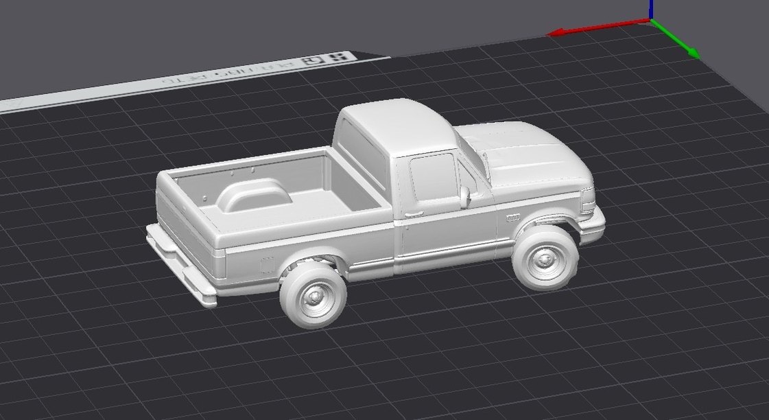 3d Baskı Ford 150 1994 model kamyonet Pickup Diecast - Görsel 5