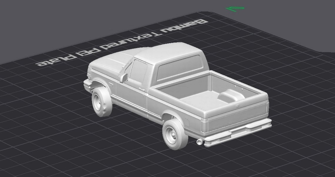3d Baskı Ford 150 1994 model kamyonet Pickup Diecast - Görsel 4