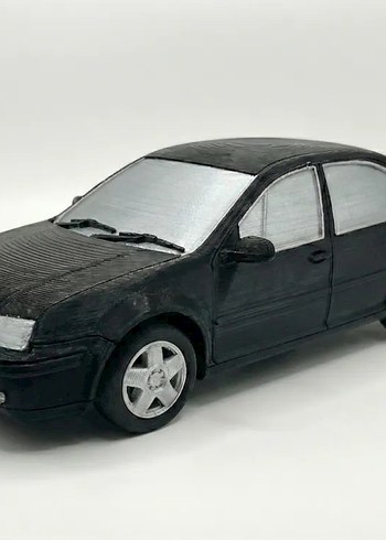 3d Volkswagen Jetta Mk4 model araba Diecast Diorama