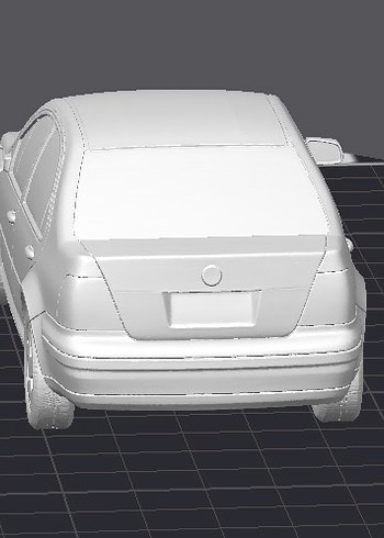 3d Volkswagen Jetta Mk4 model araba Diecast Diorama - Görsel 4