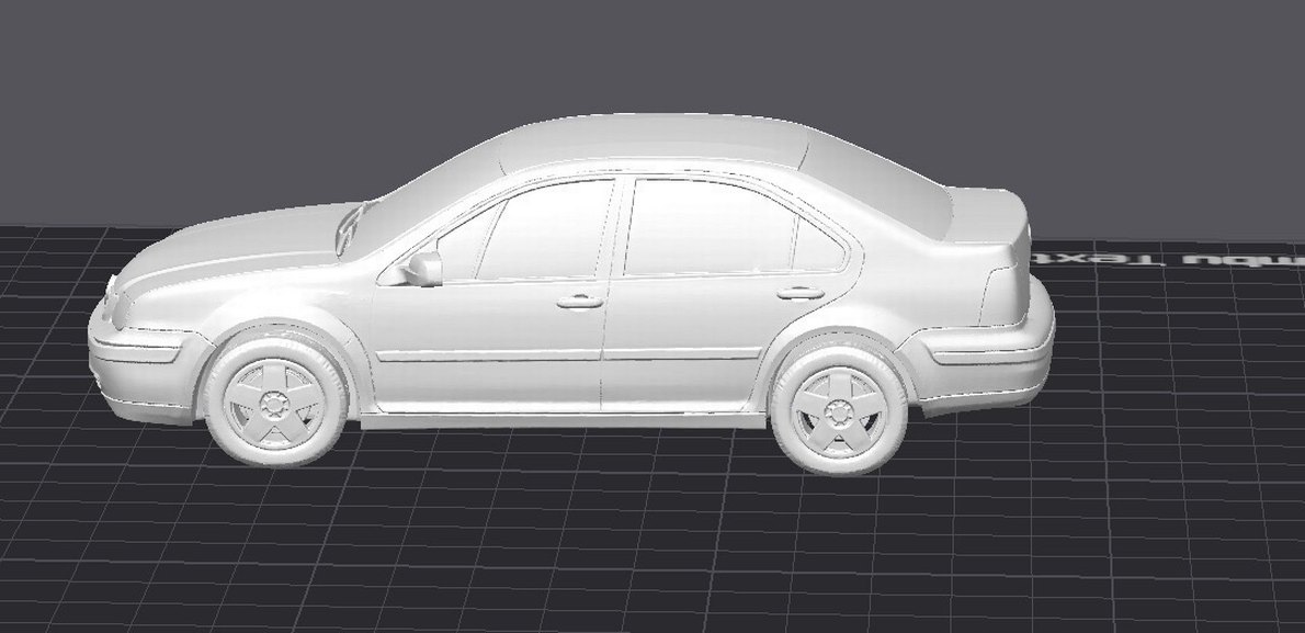 3d Volkswagen Jetta Mk4 model araba Diecast Diorama - Görsel 3